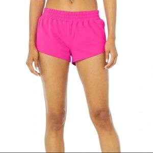 Alo dolphin shorts- neon pink